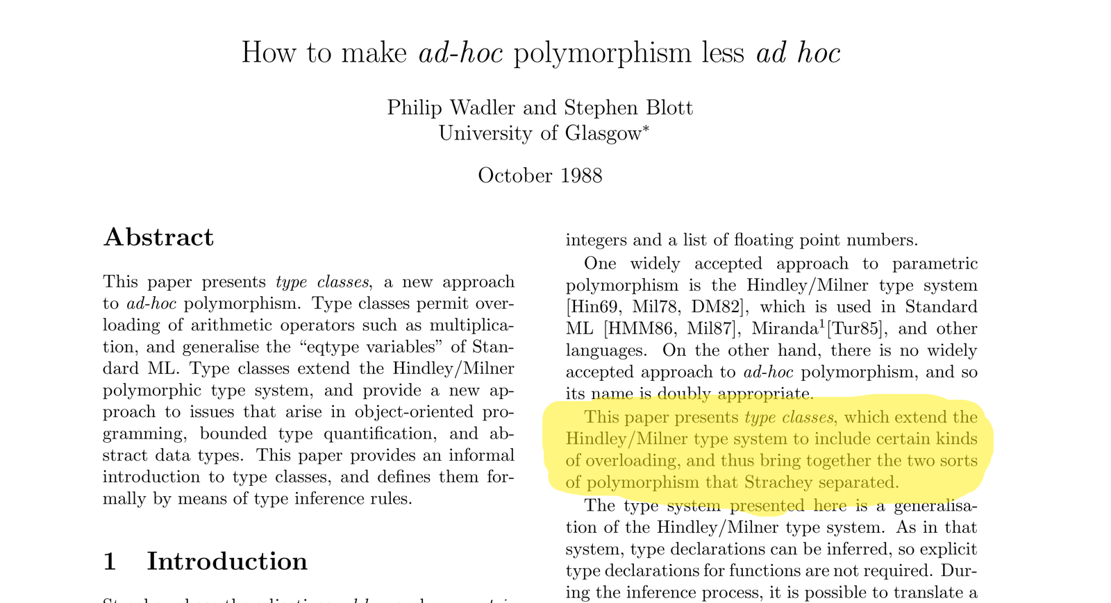 Making Ad-Hoc Polymorphism Less Ad-Hoc